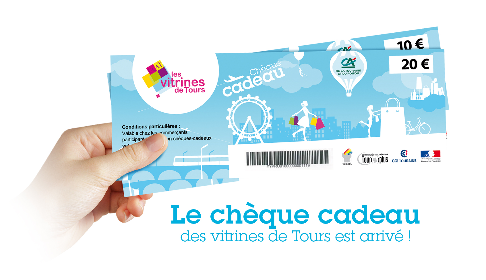 Cheques Cadeaux | Les Vitrines de Tours